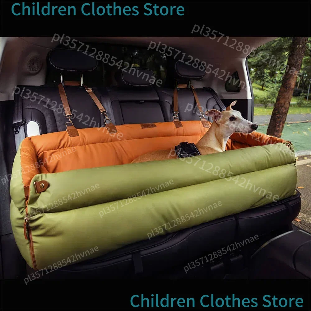 1 seggiolino auto portatile per animali domestici con protezione antimacchia e graffi, marsupio da viaggio per cani di piccola e media taglia facile da pulire, cuccia per auto per animali domestici