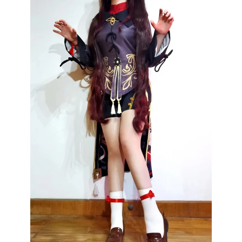 Hutao Cosplay Genshin Costume Impact Uniform Chinese Style Halloween Costumes for Women Game Hu Tao