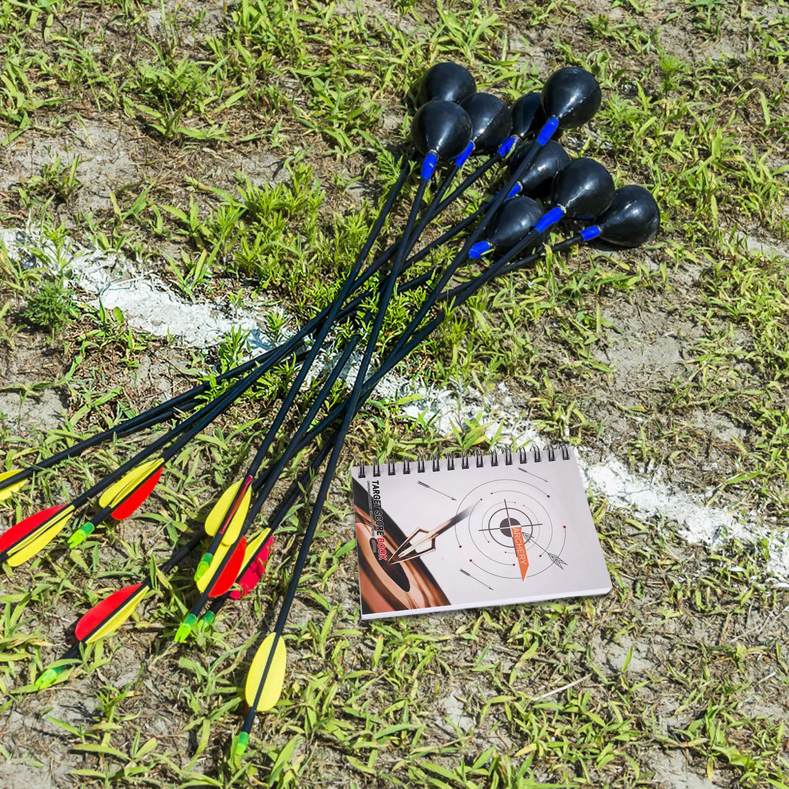 

Archery Scorecard Book Spiral Bound Portable Target Practice Journal Competition Score Sheets Field Archery Log Book Compound