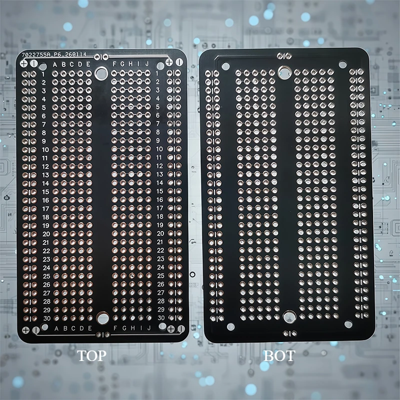 Double sided PCB board prototype kit DIY welding project electronics hobbyist learn welding practice pcb
