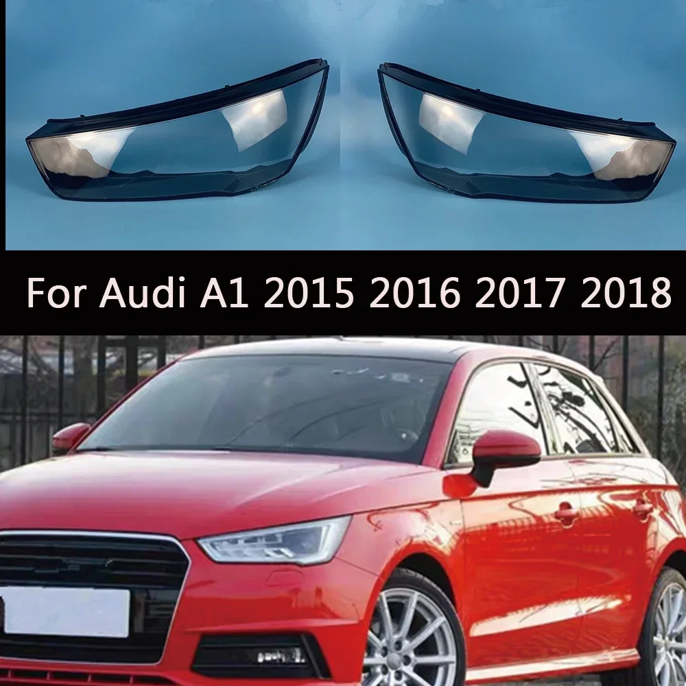 

HTTCY Для Audi A1 2015 2016 2017 2018 передняя фара автомобиля крышка объектива корпус лампы абажур фара свет маска