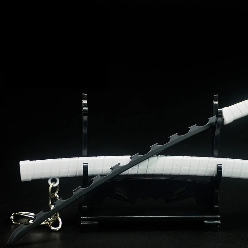17cm/6.7in demon slayer samurai espadas katana cosplay anime arma adereços periféricos modelo de treinamento presentes ornamentos brinquedos ao ar livre