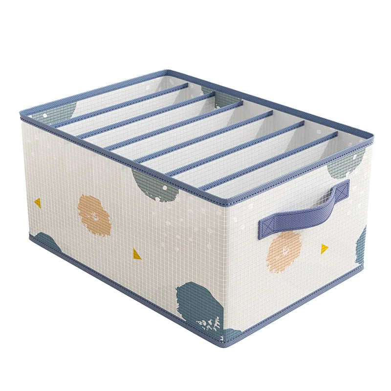 Jeans Organization Storage Box Clothes Organizer for Underwear Bra Ties T-Shirt Socks Organizer Box Folding Bedroom Storage Box