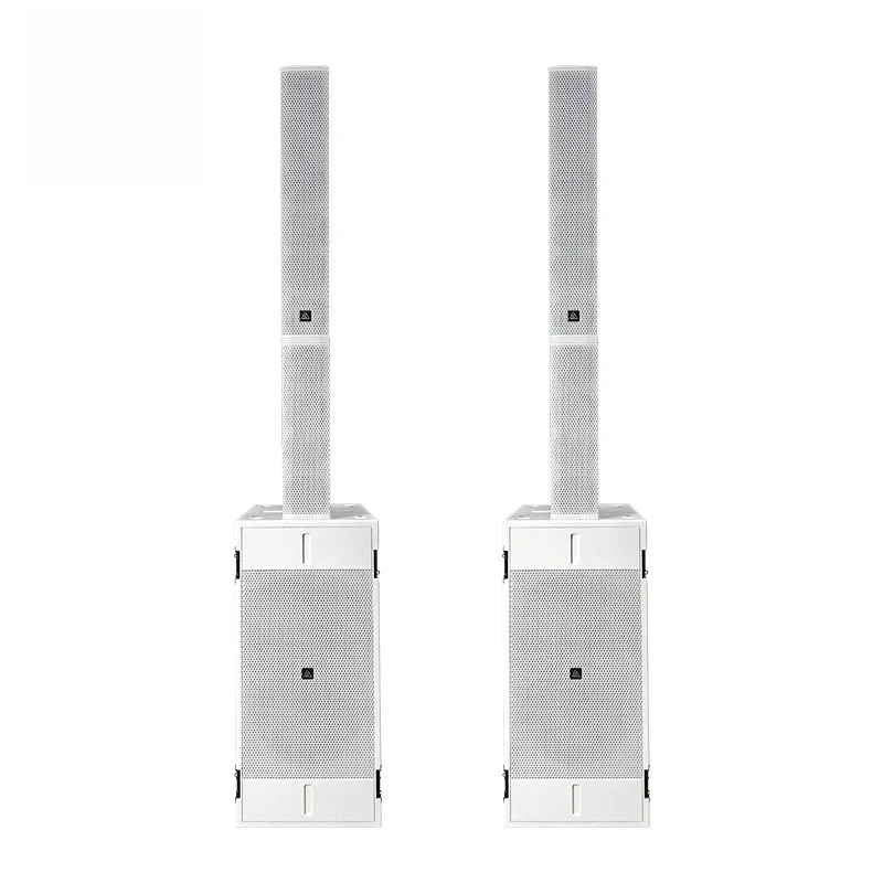 Sistema de altavoces de columna activos portátiles, fácil de instalar, para actuaciones callejeras, espectáculos itinerantes, bodas, refuerzo de sonido.