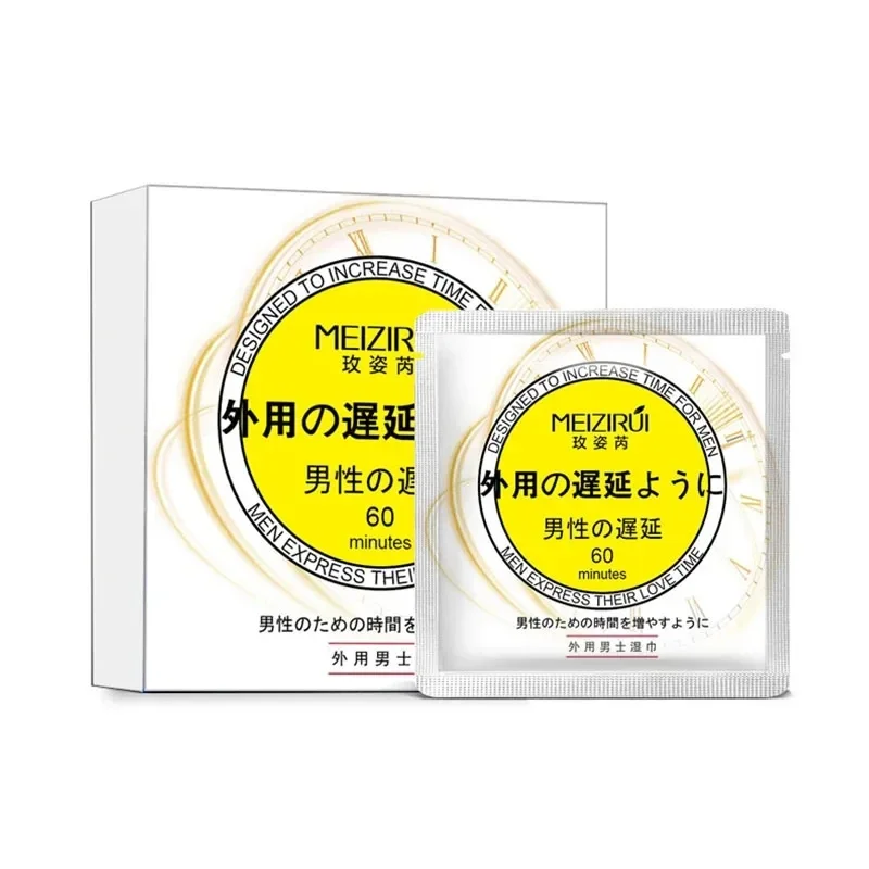 Water Tissue Power Wet Wipes Delay Original Japan Delay Hot For Men Delay Spray Kindly Pleaser Wipes 12 Pcs