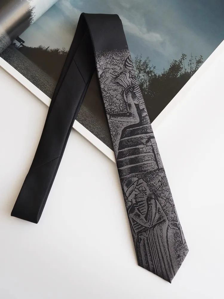 

High Quality Men Women Fahion Designer Vintage Print Ties For Shirt Boy Girls Performance Necktie Tie TB417