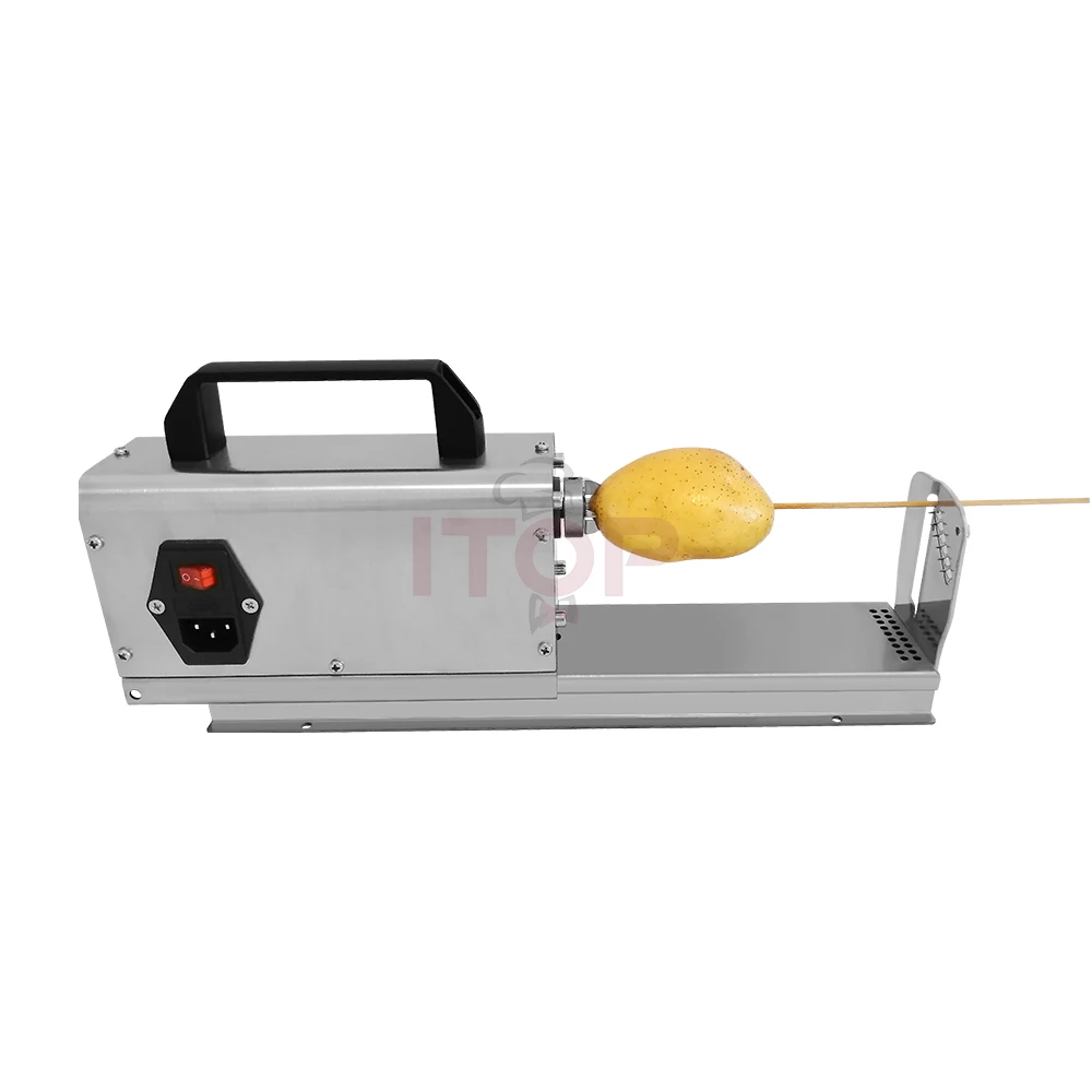 ITOP Tornado Potato Slicer Spiral Potato Cutter Machine 3 in 1 Semi-automatic Potato Chips Cutting Machine 110V-240V New Arrival