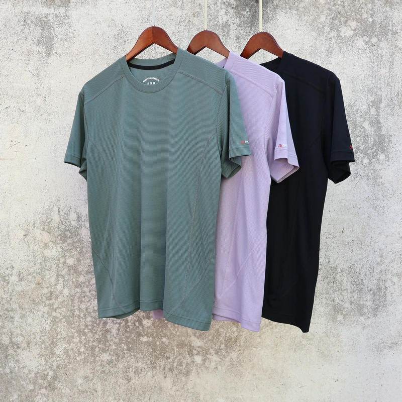 Polartec Power Dry 20th Edition Quick Dry High Breathable Sweat Absorbent Men's Sport Short Sleeve Outdoor Clothing T-Shirt