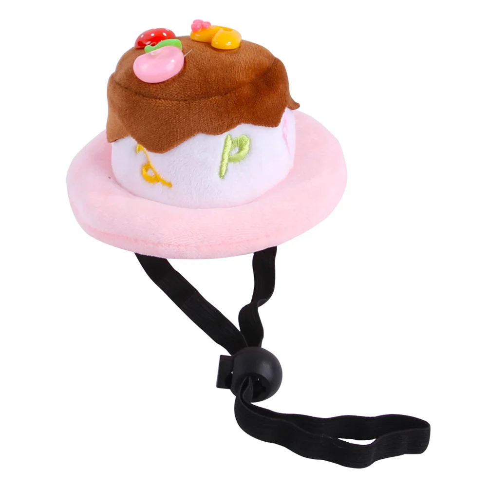 Copricapo per animali domestici Cappello da festa Cappelli di compleanno per gatti Fascia per gatti Simpatici berretti rosa