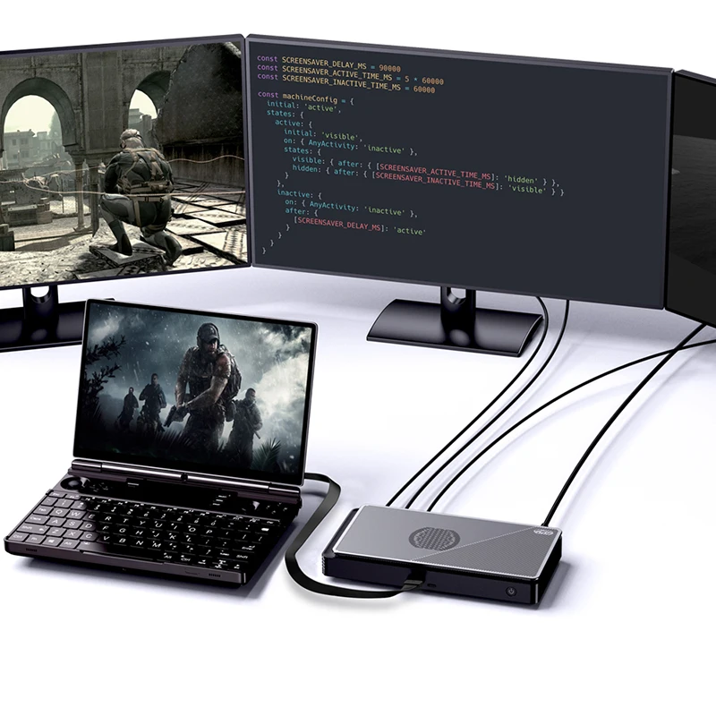 New GPD G1 Smallest Graphics Card Expansion Dock AMD Radeon RX
