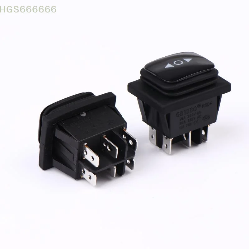 

Quality 1-5PCS 6-Pin Rocker Switch Momentary (On)-Off-(On) Position Secure ON-Off-ON DSDT for Electronics