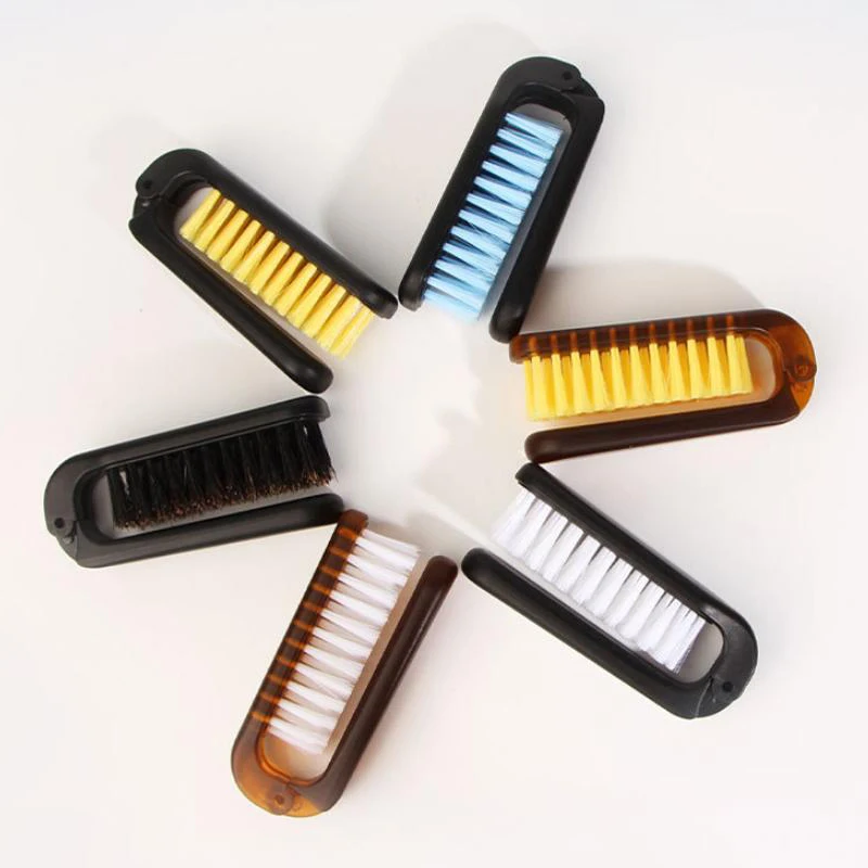 Foldable Oil Head Comb Brush Hair Care Beard Shape Dual Use Comb Brush Hair Cutting Cleaning Brush Broken Hair Comb Mini