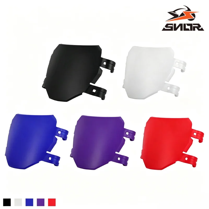 SNOR Front License Number Plate Windshield Cover For Surron Talaria Sting Stark Varg Ridstar Q20 E-Bike With Cable Ties