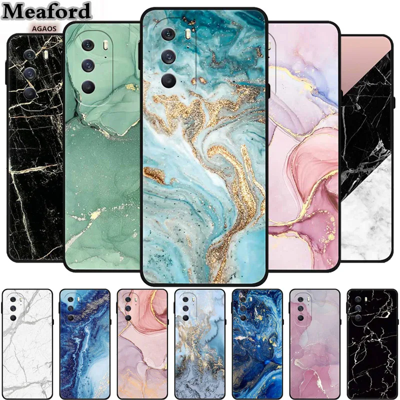 

For Motorola Edge 2022 Case Marble TPU Soft Silicone Phone Cover Case for Motorola Moto Edge 2022 Coque Protector Cartoon Fundas