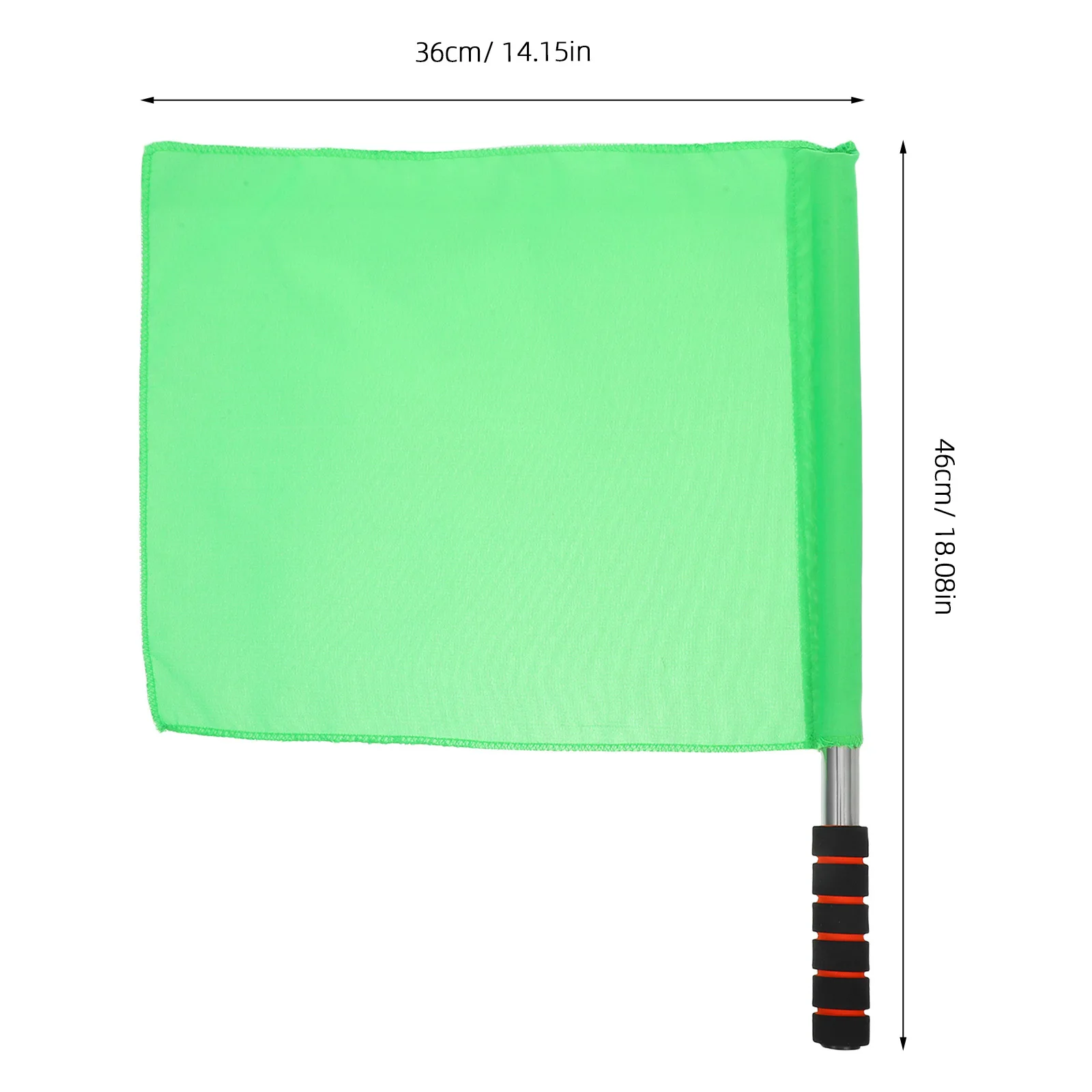 4 قطعة أعلام الحكم الرياضية ألوان نابضة بالحياة قبضة مريحة كرة القدم الكرة الطائرة خط القاضي أدوات إشارة العلم Linesman الحكم العلم #5