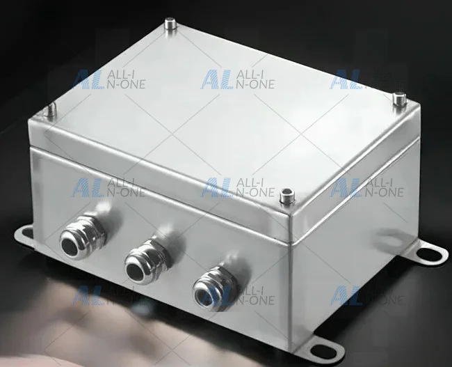 304 Waterproof Stainless Steel Junction Box Terminal Cable Distribution Junction Box Sealed Electrical Control Cabinet