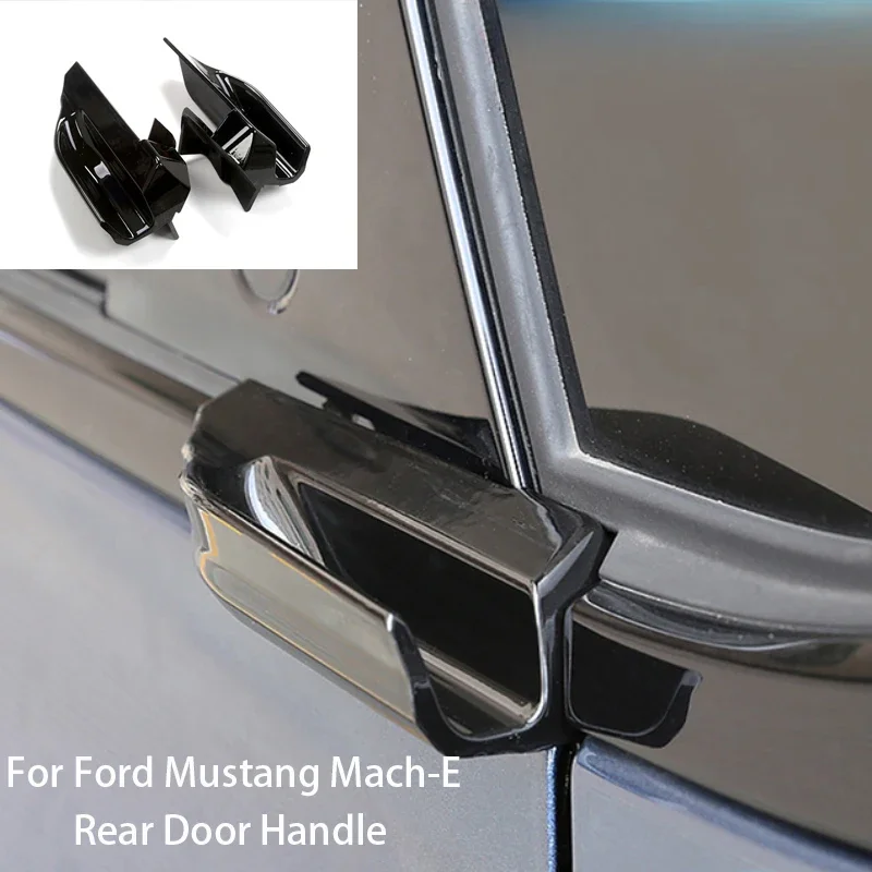 

Rear Door Handle Protective Cover Sticker for Ford Mustang Mach-E Convenient Decorative Car Original Modification Accessories