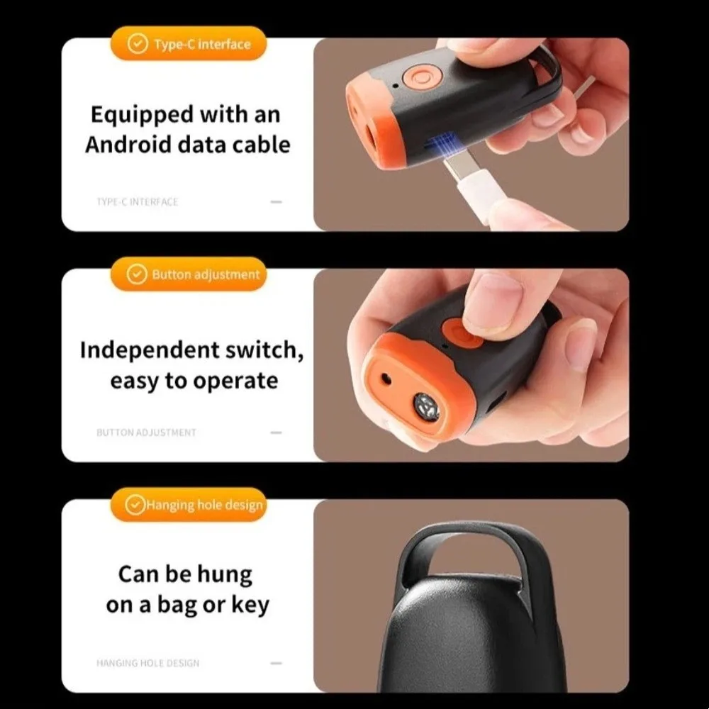 Portable Smart Ultrasonic Dog Repeller Handheld Safe Anti Barking Device LED Light Anti Bite Dog Training Tool Pet Training - view 3
