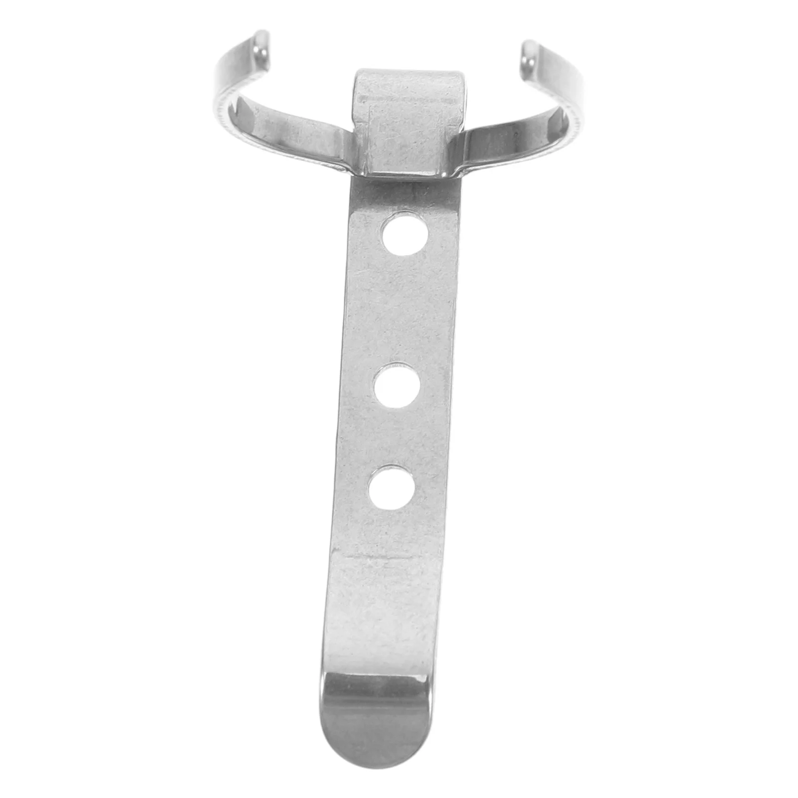 

Metal Flashlight Clip Heavy Duty Detachable Flashlight Holder for Belt Pocket Hat Outdoor Work Use Adjustable