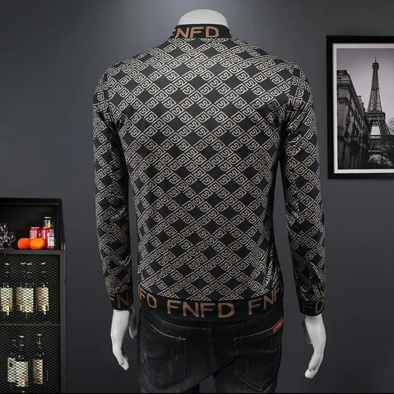 Senior Color Jacket Men's Coat Spring and Autumn 2025 New Spring Fashion Brand Plankton Men's Relaxation Top Baseball Uniform