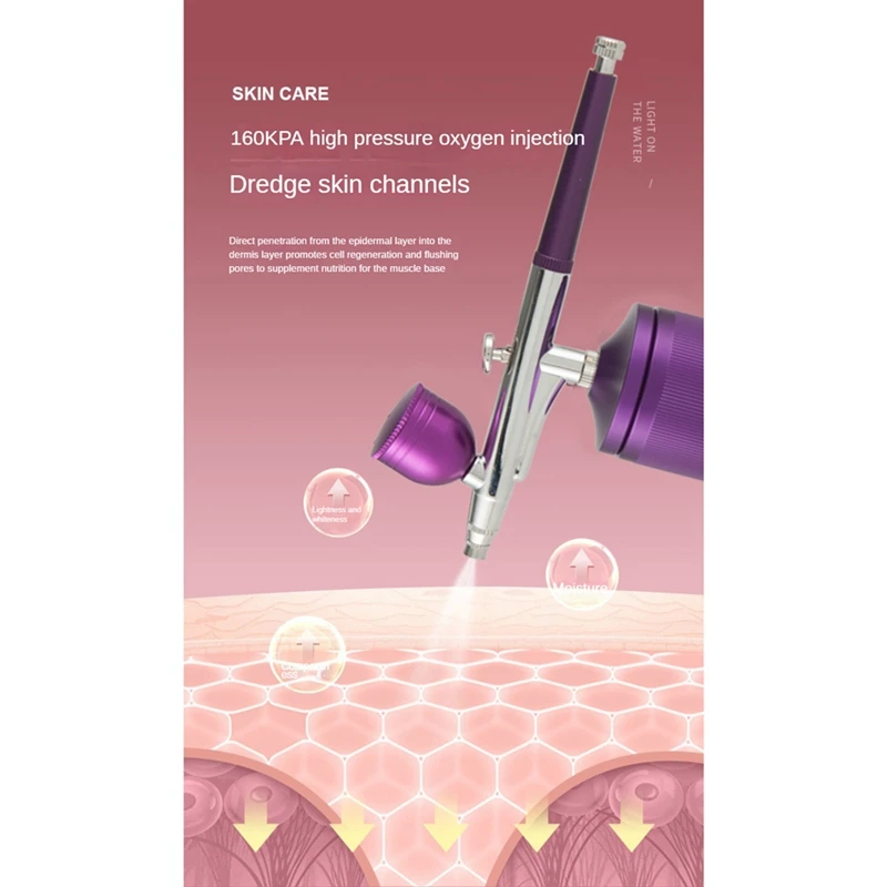 Enjoy New Airbrush Kit Compressor Airbrush For Handheld Rechargeable Nail Airbrush Machine For Painting Model Makeup Cake Decor