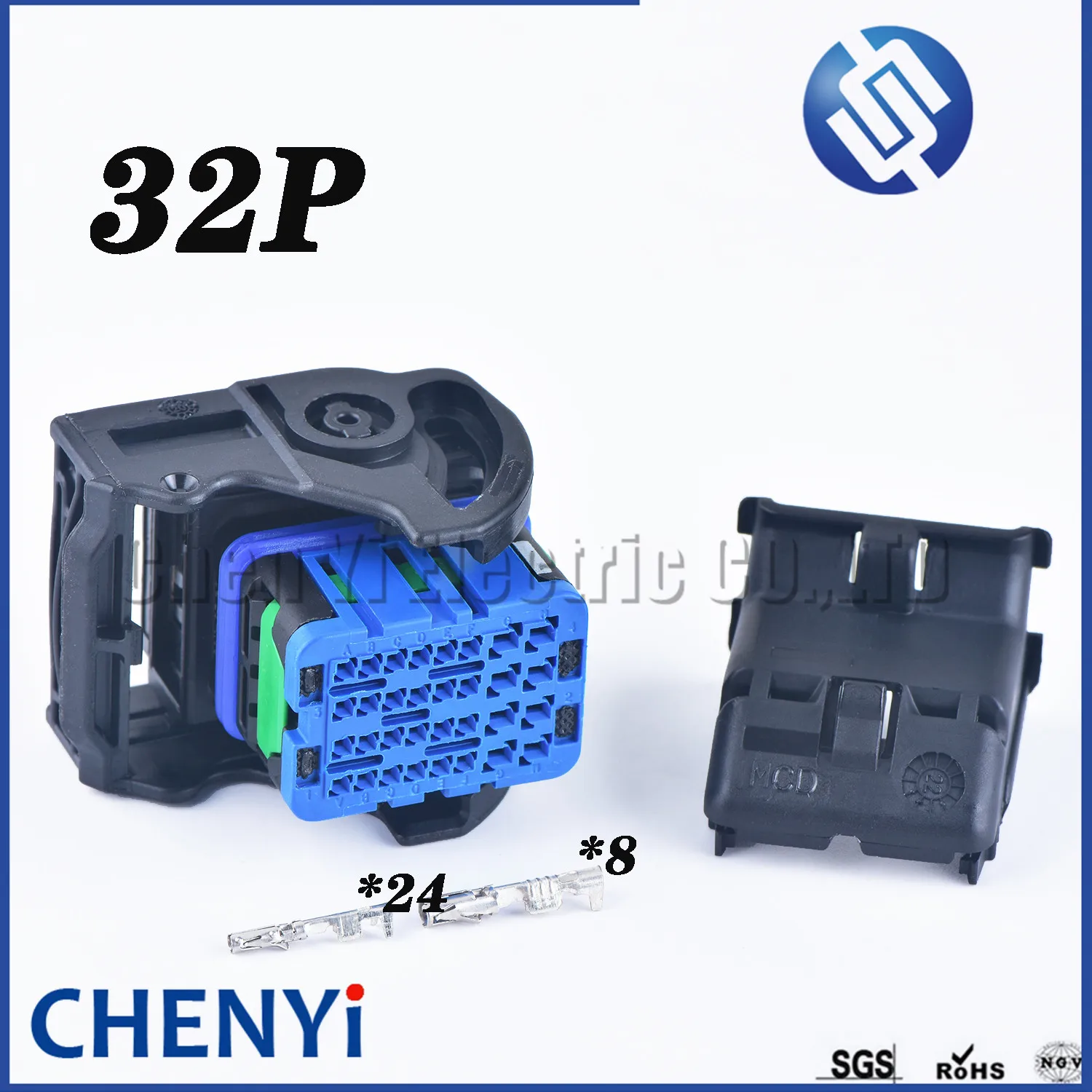 blue 32 Pin/way CMC Receptacle ECU Wire Auto Female Connector 643191216 64319-3216 64319-1216 64319-1201 64325-1010 98644-3005