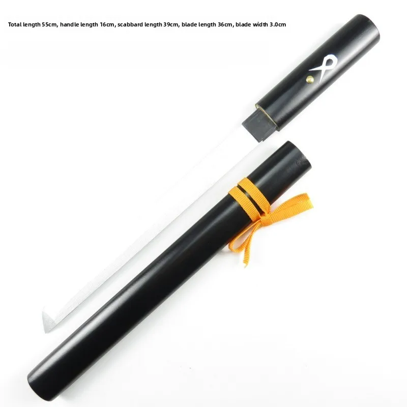 55 cm/21.65in Tohken Ranbu Middeleeuws Speelgoed Zwaard Model Houten Rekwisieten Met Schede Spel Randapparatuur Cosplay Feestartikelen Vakantie Cadeau