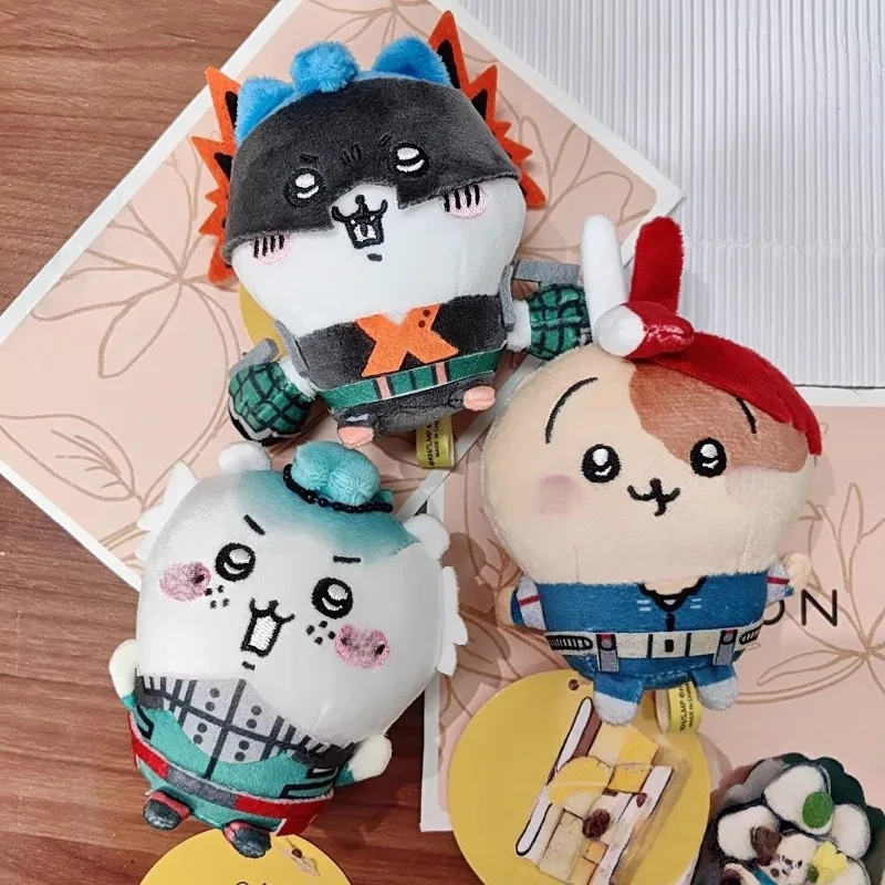

Kawaii My Hero Academia плюшевый брелок Самодекопоступательный медведь плюшевые игрушки Hachiwares аниме Усаги плюшевая игрушка рюкзак кулон подарок