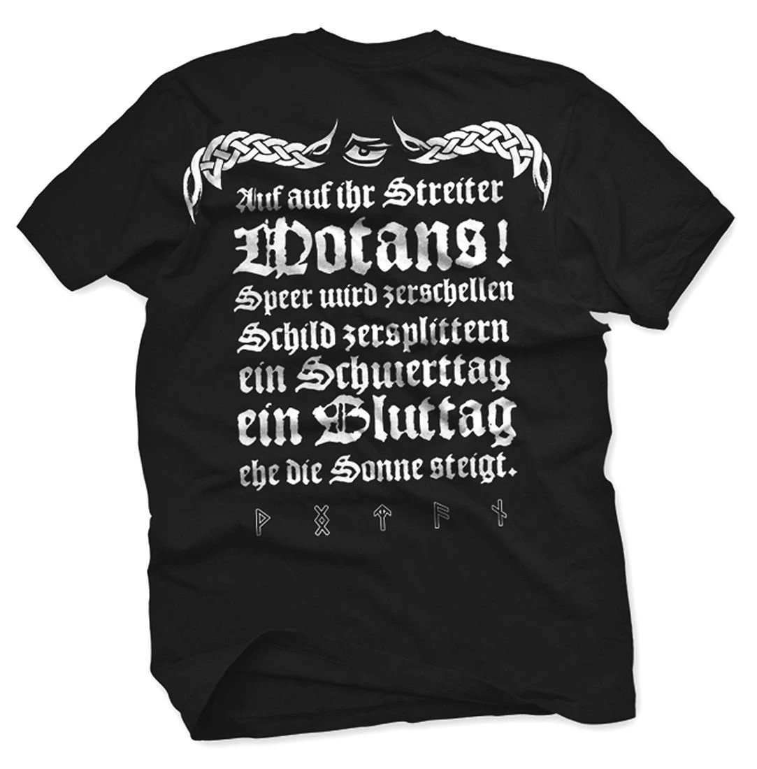 Schwerttag Ist Bluttag T Shirt. Short Sleeve 100% Cotton Casual T-shirts Loose Top Size S-3XL