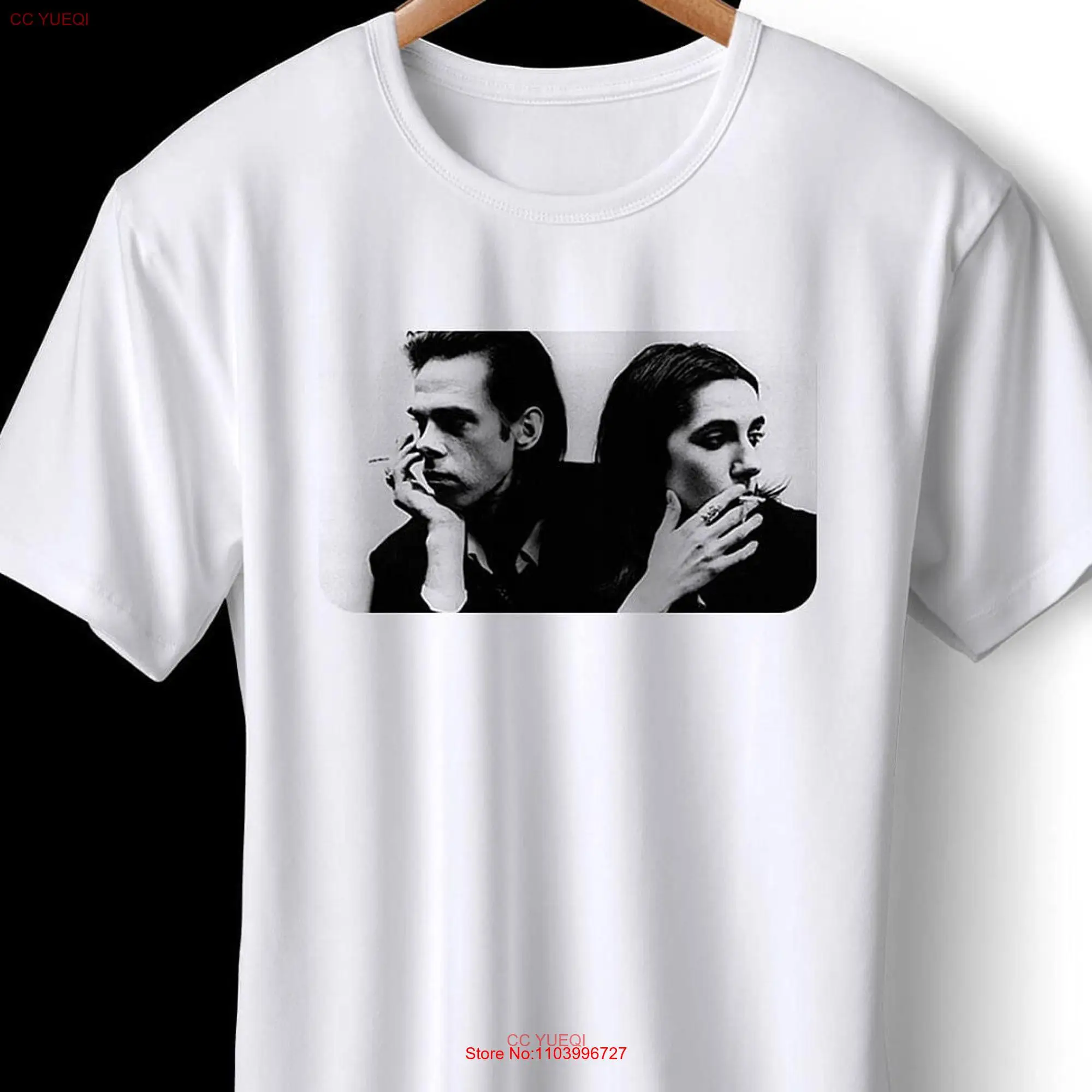 Футболка с длинным или коротким рукавом Ник пещера и Джей Харви