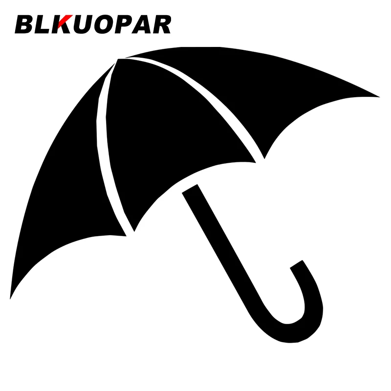 

BLKUOPAR for Object Protection Symbol Umbrella Car Stickers Creative Personality Decals Simple Sunscreen Helmet ATV Decor