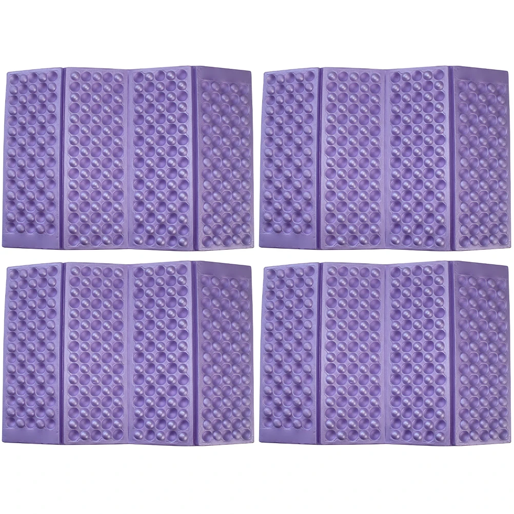 

4pcs Outdoor Massage Seat Cushions Picnic Mats Lightweight Portable Waterproof EVA Camping Travel Blankets Children Crawling