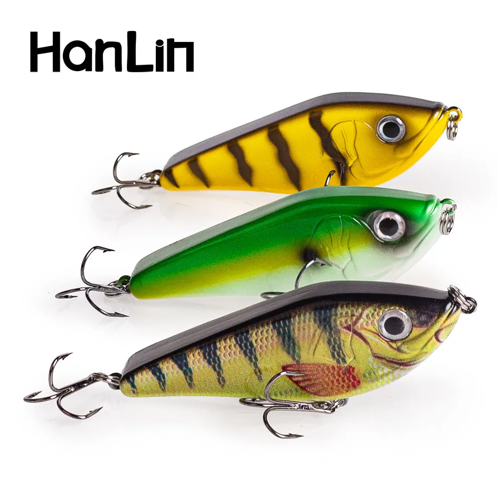 Jerkbait VIB 80mm 15.5g para lucios – Hundimiento lento - imagen 2