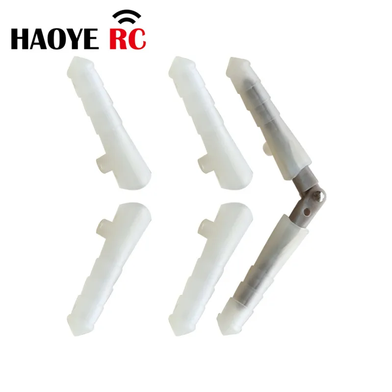 Haoye 10 Pairs Plastic Hinge Point Pockets For RC Aircraft Model Accessories For RC Aircraft Model Accessories Replacement