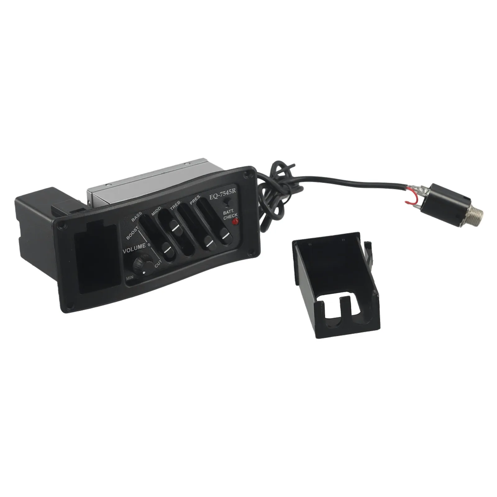 Acoustic Electric Guitar Pickup 4 Band Tuner System String EQ Preamp With Volume Bass Control Accessories Guitar Pickup