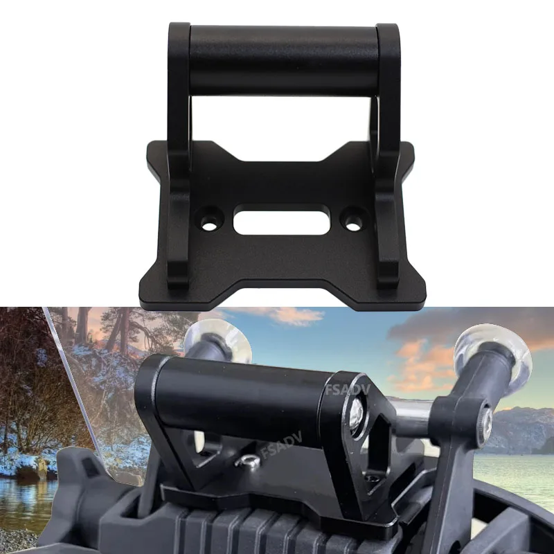 

For CFMOTO 450MT 2024 2025 Mobile Phone Holder GPS Navigation Bracket 450 MT aluminum Extension Bracket