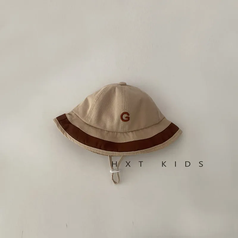 Korean Baby Hat Breathable And Windproof Spring Autumn New Fashion Letter Boys Girls' Baby Sunscreen Children's Fisherman's Hat view 6