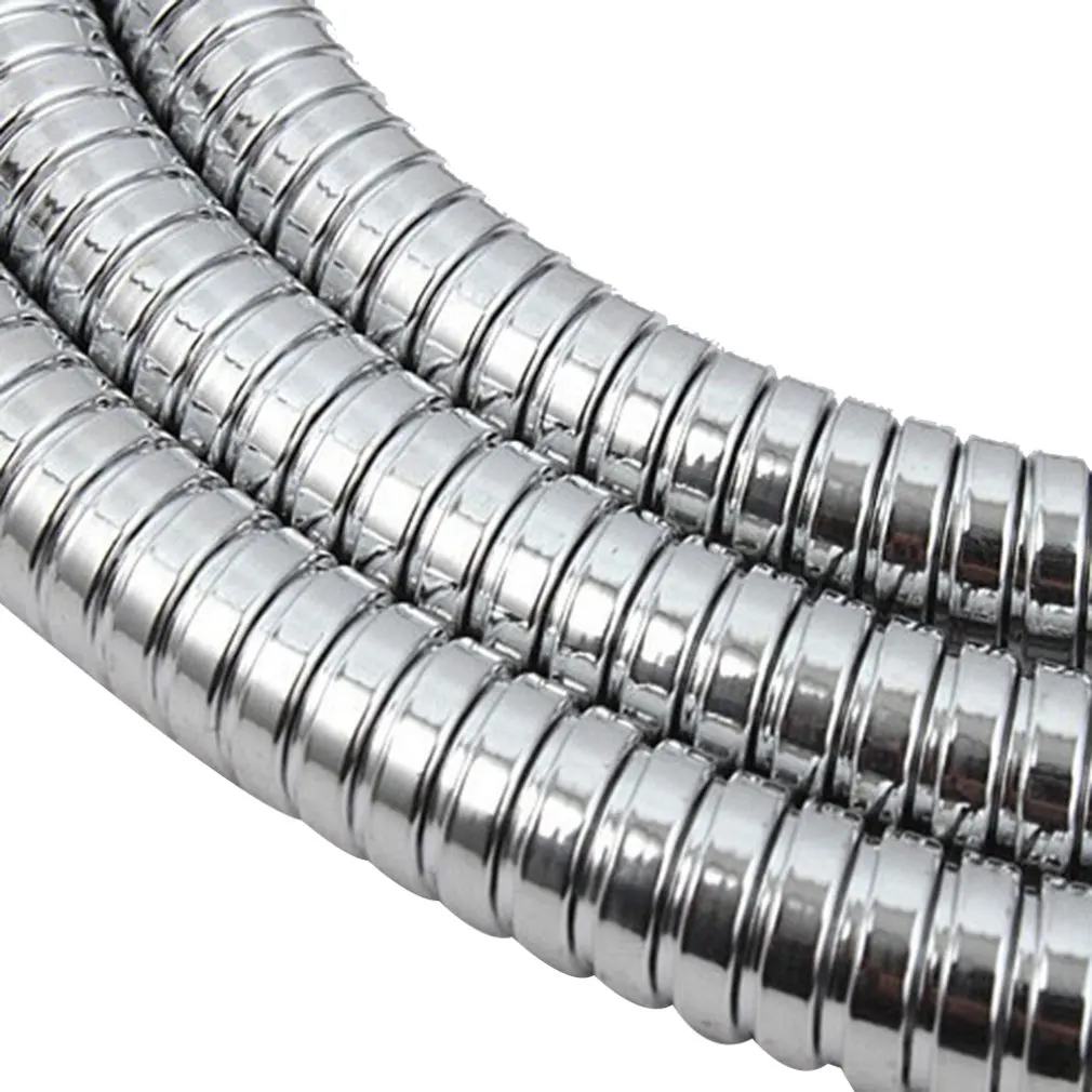 Tubo de ducha Flexible de 1,5 M, extensor de manguera de ducha de acero inoxidable duradero, brazo de extensión de ducha con ahorro de agua