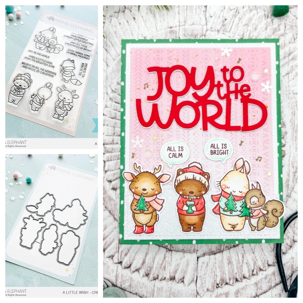 

New 2025 Christmas Creative Cuts Steel Dies Stamps a Little Wish Stamps Scrapbooking Make Photo Album Card DIY Paper Embossing