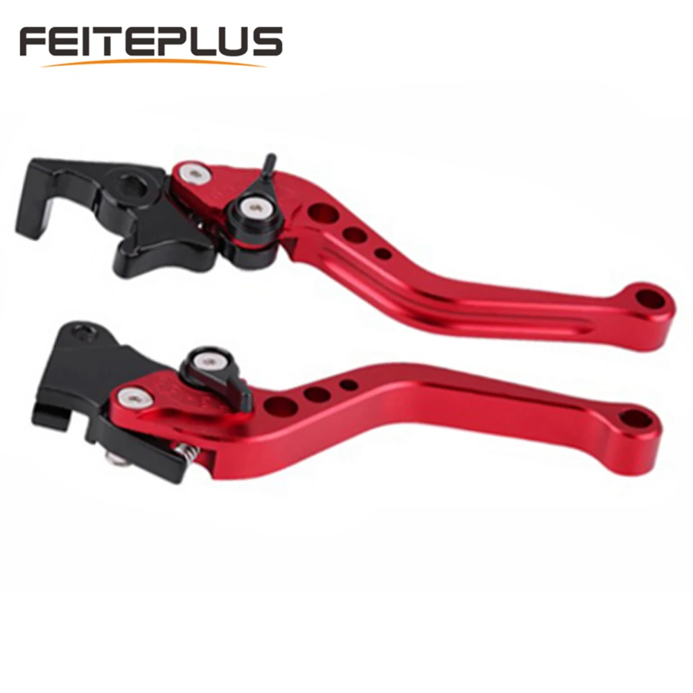 

Universal Motorcycle CNC Adjustable Brake Levers ATV Front Rear Double Discbrake Lever Clutch For Yamaha