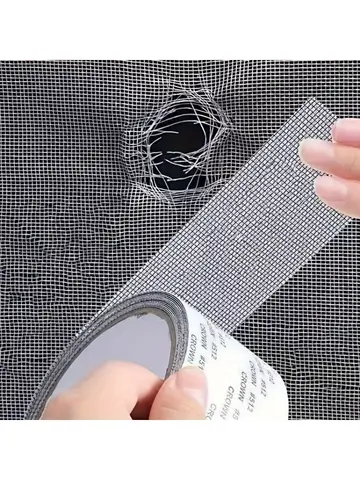 YITAPE Mosquito Net Repair Tape 5cmx2M Self Adhesive Window Screen Repair Patch Waterproof Mesh Cover for Door Curtain Tears