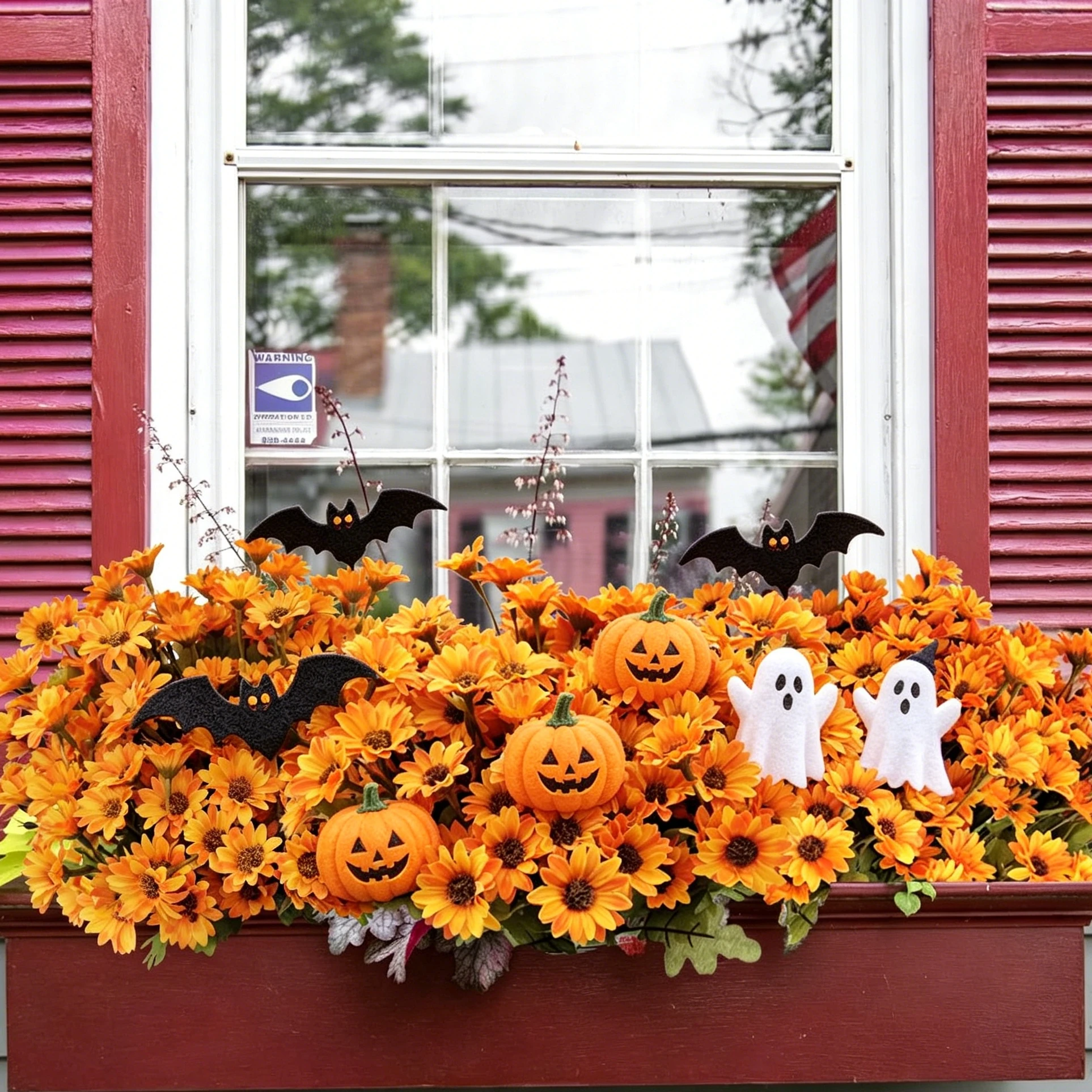 2/4 Stück Künstliche Blumen Seiden-Gänseblümchen Tischdekoration für Festivals, Hochzeiten, Zuhause, Herbst, Halloween, Dekoration für Garten, Fenster, DIY-Geschenke – Detail 1