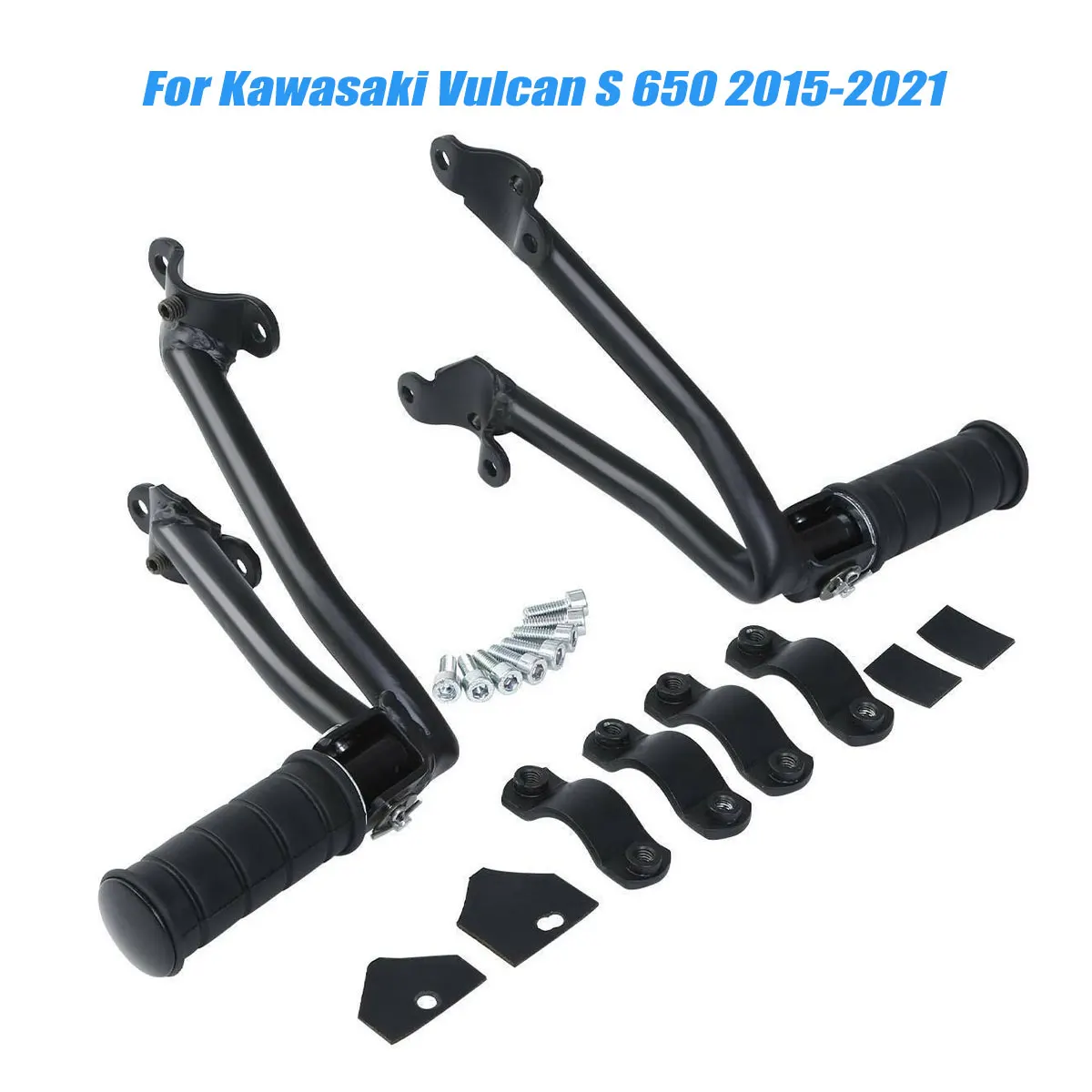 S650 For Kawasaki Vulcan S 650 2015-2021 Motorcycle foot hold pedals are rotatable and detachable Rear Passenger Footpegs Pegs