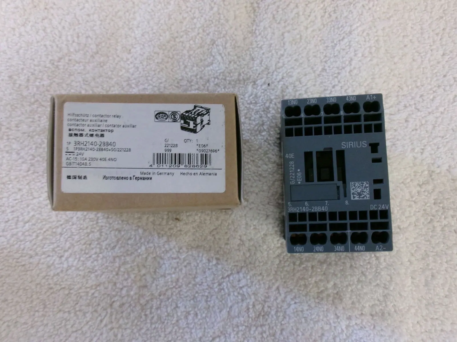 

Brand New 3RH2140-2FB40 3RH2140-2FB40-1AA0 3RH2140-2BM40 3RH2140-2BM40-1AA0 3RH2140-2BB40 3RH2140-2BB40-Z D01 Warranty One-year