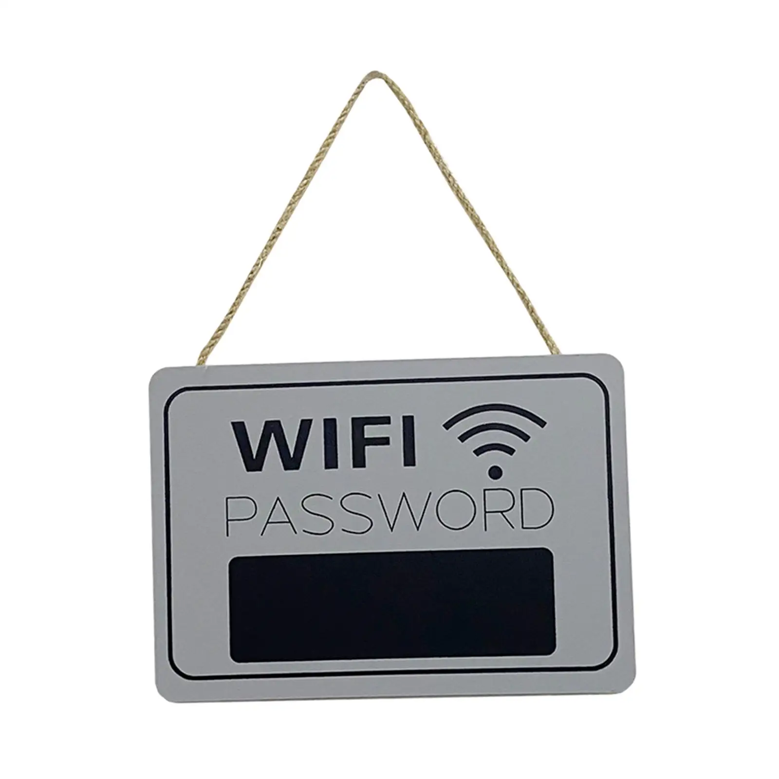 WiFi Password Sign Wooden Hanging Board for Coffee Tables Hotels Desktop