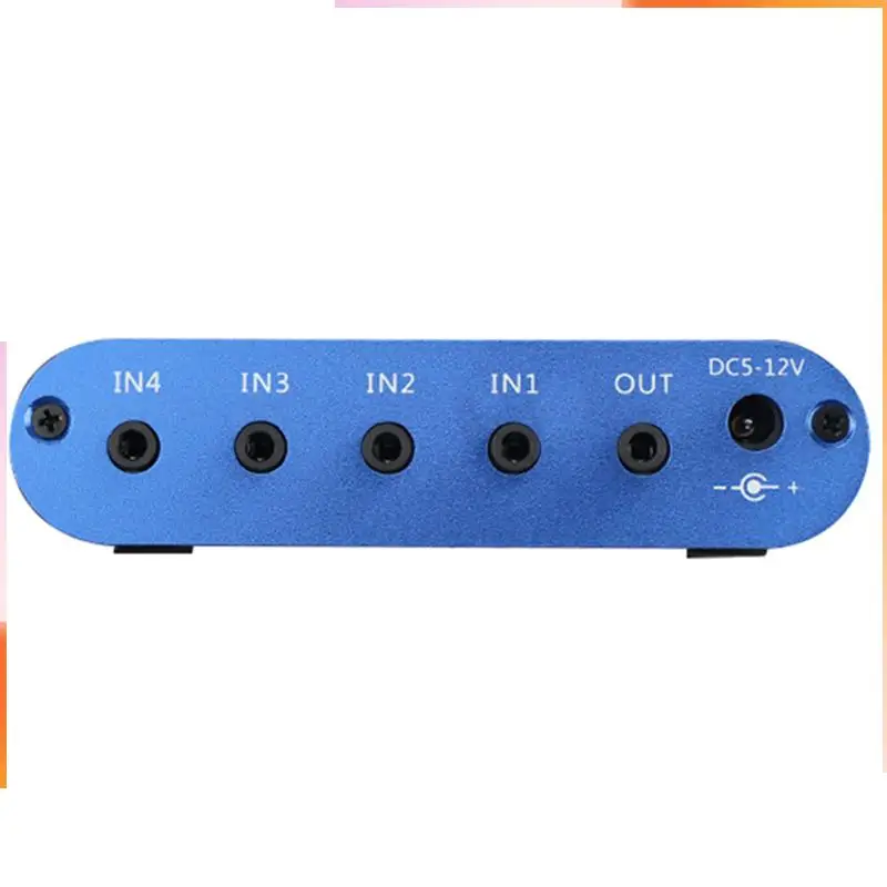 A92Z Stereo-Mixer (4 Eingänge, 1 Ausgang) steuert einzeln die Platine DIY-Kopfhörer-Verstärkergehäuse DC12V