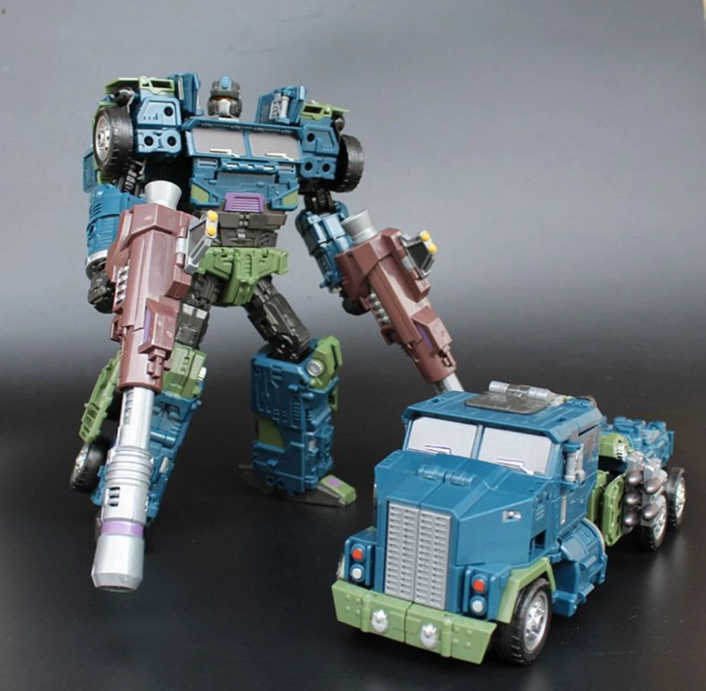 JinBao Bruticus Transformation 5 en 1 figurine Robot voiture militaire réservoir modèle jouets cadeaux Onslaugh surdimensionné 43CM en Stock ﻿