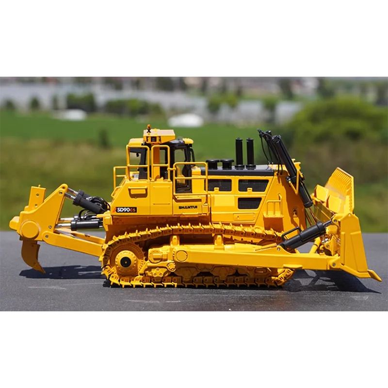 Diecast 1:43 Scale Shantui SD90-C5 Bulldozer Shantui Large Bulldozer Mechanical Engineering Vehicle Alloy Model Gift Toys