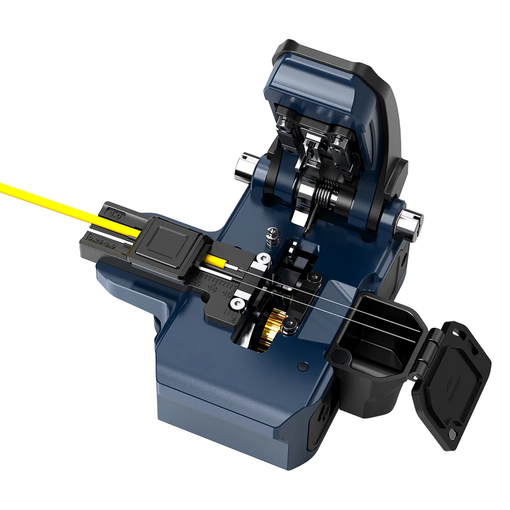 Original JILONG KL-33F High Precision One-step Optical Fiber Cleaver All-metal Materia 72000times Blade Cleaving With 3 Fixtures