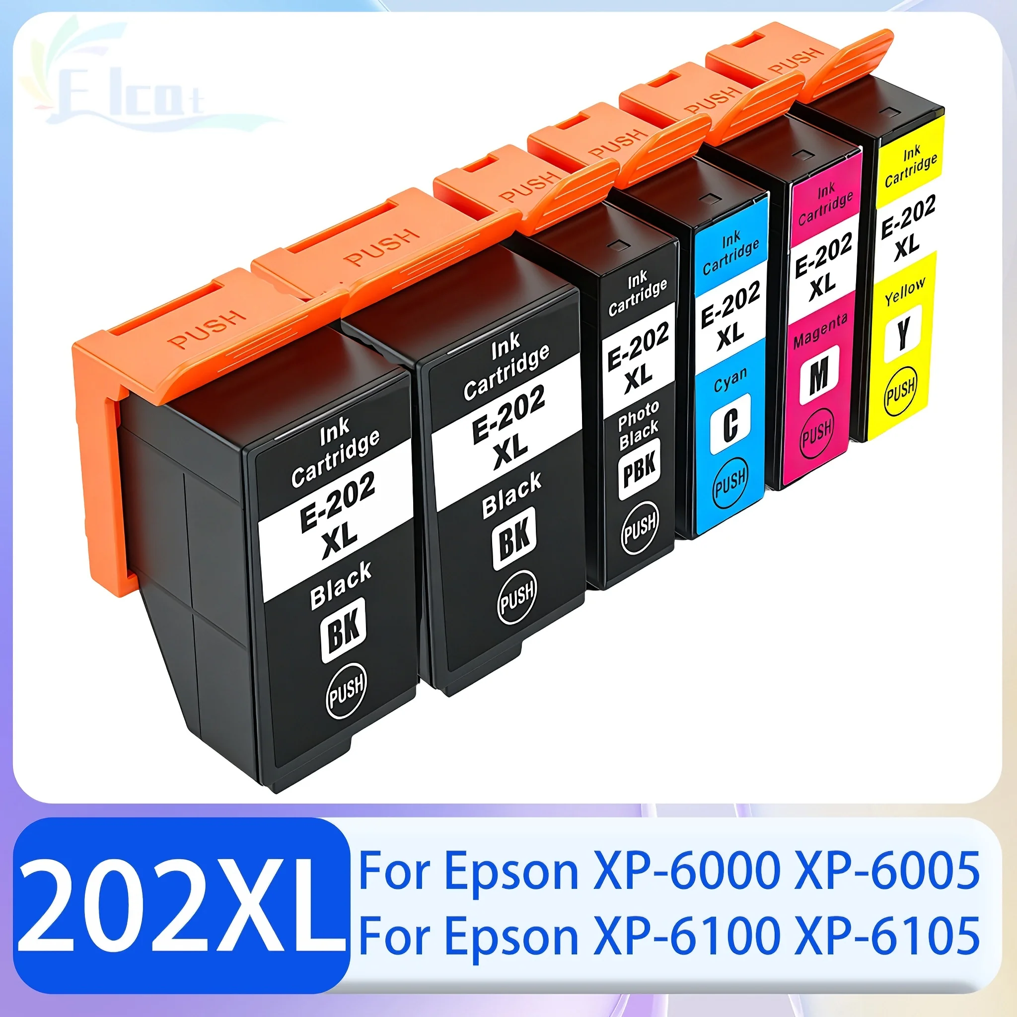 202XL 202 Ink Cartridge For Epson T02G1 T02H1 Compatible For Epson Expression Premium XP-6100 XP-6105 XP-6000 XP-6005 Printer